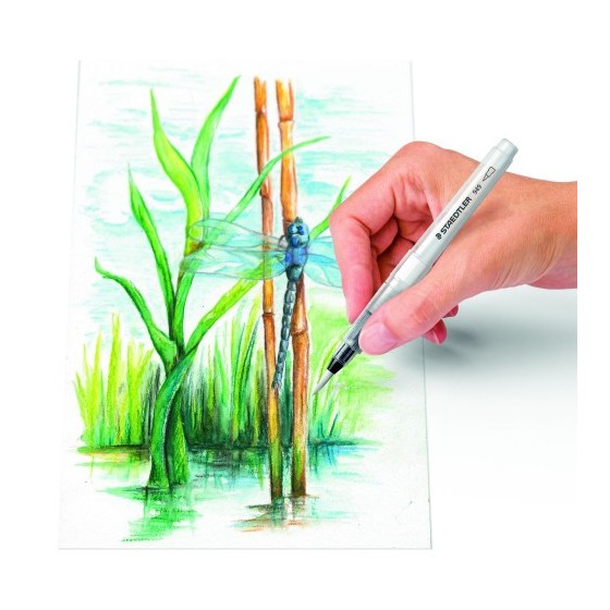 BLÍSTER CON UN PINCEL REDONDO FINO STAEDTLER 949 BK-1-C
