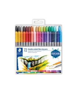 ESTUCHE DE PLÁSTICO CON 72 ROTULADORES, COLORES SURTIDOS STAEDTLER 3200 TB72