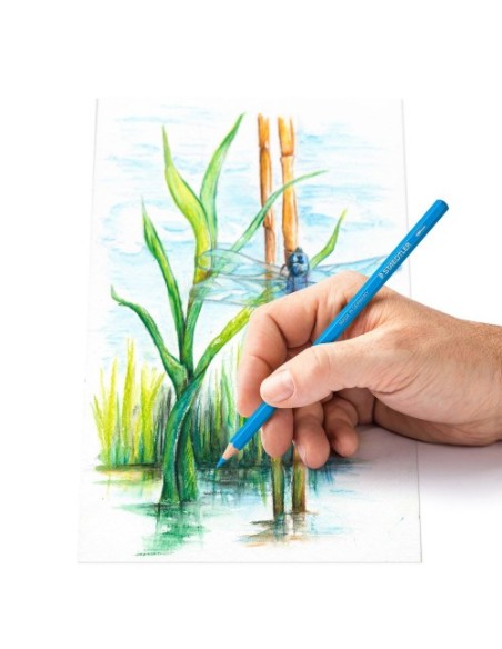 ESTUCHE METÁLICO CON 12 LÁPICES, COLORES SURTIDOS STAEDTLER 146C M12