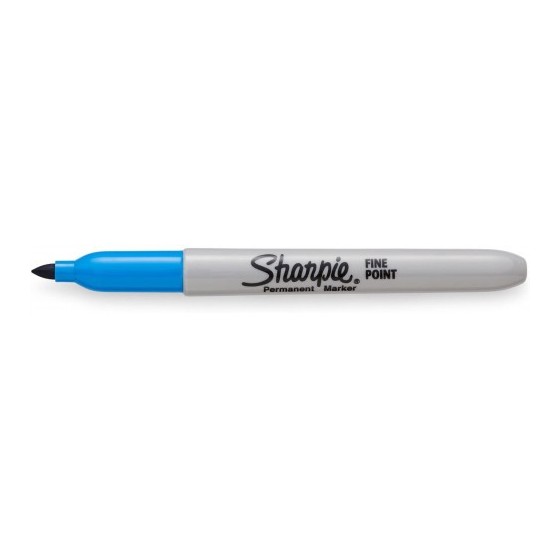 MARCADOR FINE AZUL BRILLANTE SHARPIE 2025038 (x12 unidades)