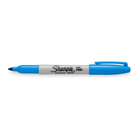 MARCADOR FINE AZUL BRILLANTE SHARPIE 2025038 (x12 unidades)