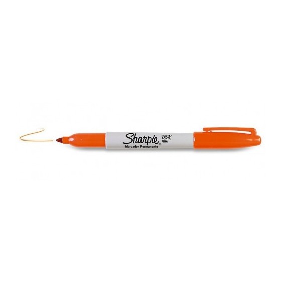 MARCADOR FINE NARANJA SHARPIE 2025036 (x12 unidades)