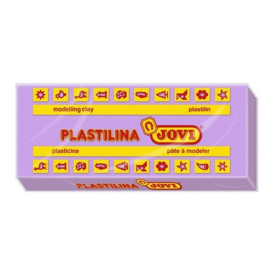 CAJA 15 PASTILLAS PLASTILINA 150 G - LILA JOVI 7114