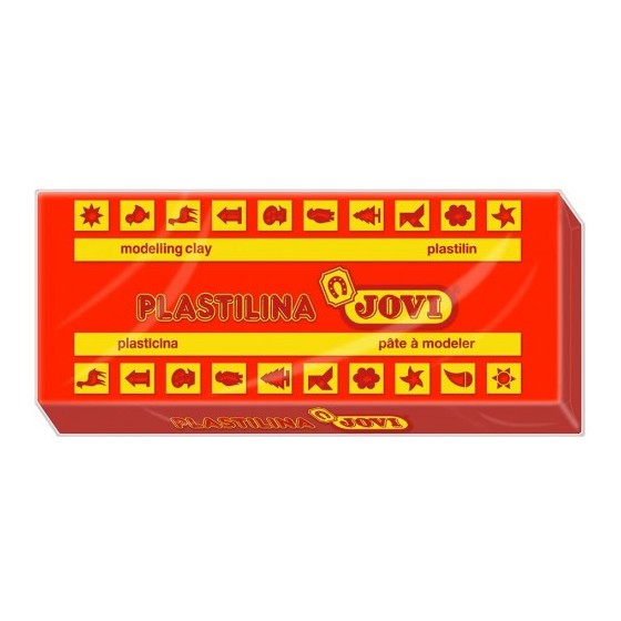 CAJA 15 PASTILLAS PLASTILINA 150 G - ROJO JOVI 7105