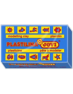CAJA 30 PASTILLAS PLASTILINA 50 G - AZUL OSCURO JOVI 7013