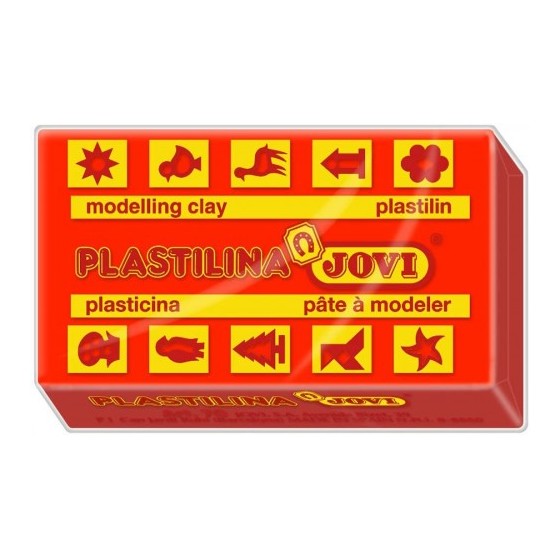 CAJA 30 PASTILLAS PLASTILINA 50 G - ROJO JOVI 7005