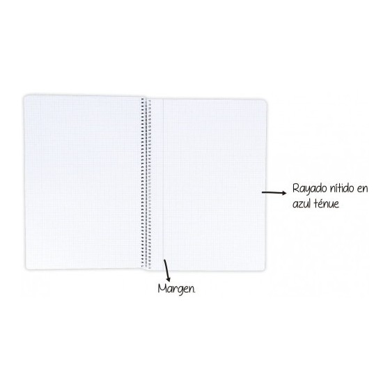 PACK 4+1 CUADERNO ESPIRAL TAPA BLANDA FOLIO 80 HOJAS 4X4 CON MARGEN COLORES VIVOS OXFORD 400027271