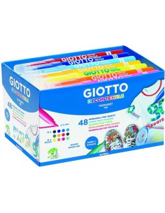 PACK 48 MARCADORES DECOR TEXTIL COLES GIOTTO F494700