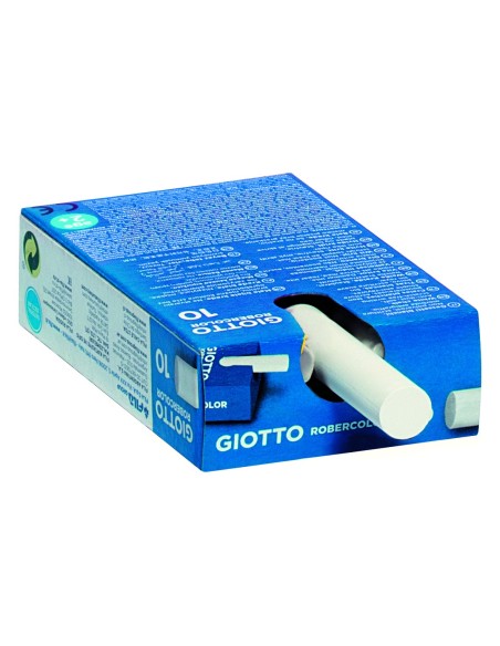 CAJA 10 TIZAS BLANCAS GIOTTO F538700