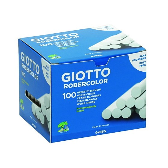 CAJA 100 TIZAS BLANCAS GIOTTO F538800