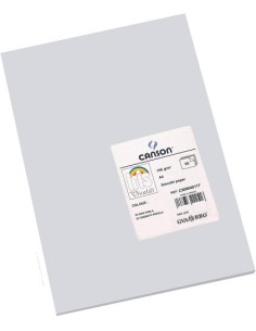 PAQUETE 50 HOJAS CARTULINA IRIS A4 185G GRIS PERLA GUARRO CANSON C200040177