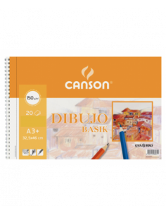 BLOC 20 HOJAS BASIK 150G A3+ GUARRO CANSON C200400694