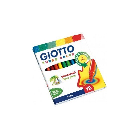 ESTUCHE 12 ROTULADORES TURBO COLOR GIOTTO F416000