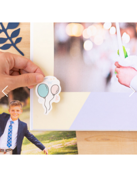 ÁLBUM DE FOTOS AZUL - RECUERDOS BONITOS DE MI PRIMERA COMUNIÓN MR. WONDERFUL WOA10313ES