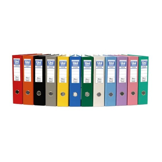 ARCHIVADOR PALANCA 65 FOLIO 2MM COLOR NARANJA UNISYSTEM COLOR 17279852 (x6 unidades)