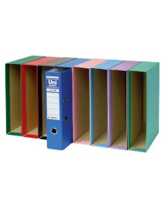 CAJA FOLIO EN COLOR NEGRO UNISYSTEM COLOR 17221010 (x12 unidades)