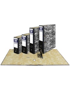 CAJA PARA ARCHIVADOR 1/4N NOVOCLAS COLOR NEGRO UNISYSTEM NOVOCLAS 7480010 (x12 unidades)