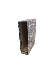 CAJA PARA ARCHIVADOR 1/4A CLASICO COLOR GRIS UNISYSTEM CLASICO 7350071 (x12 unidades)