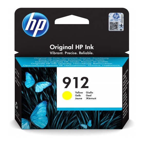 HP 912 CARTUCHO DE TINTA HP912 AMARILLO (3YL79AE)