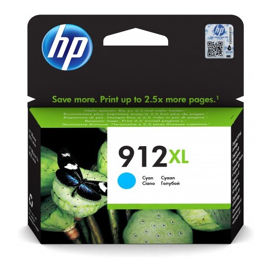HP CARTUCHO TINTA 912XL CIAN OJ 8022 (3YL81AE)