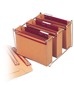 CARPETA COLGANTE CAJÓN STOCK FOLIO LOMO 75 COLOR MARRÓN GIO 400021922 (x10 unidades)