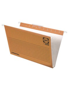 CARPETA COLGANTE CAJÓN VISOR CORTO CRISTAL FOLIO LOMO 30 K. BICOLOR GIO 400021944 (x25 unidades)