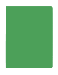 SUBCARPETA SIMPLES INTENSAS 250 GRS A4 COLOR VERDE GIO 400040485 (x50 unidades)