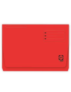 SUBCARPETA CON BOLSA Y SOLAPA INTENSAS 320 GRS FOLIO COLOR ROJO GIO 400040684 (x25 unidades)