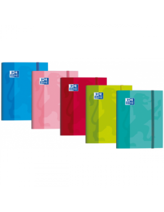 CARPETA DE GOMAS CON SOLAPAS TAPA EXTRADURA A4+ COLORES SURTIDOS SCHOOL OXFORD 400106673 (x10 unidades)