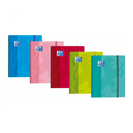 CARPETA DE GOMAS CON SOLAPAS TAPA EXTRADURA A4+ COLORES SURTIDOS SCHOOL OXFORD 400106673 (x10 unidades)
