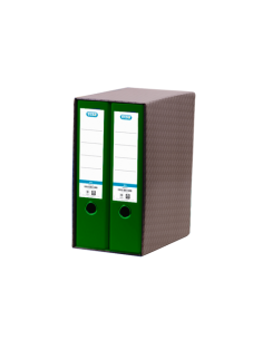 Elba Módulos Rado Top carpeta de cartón A4 Verde