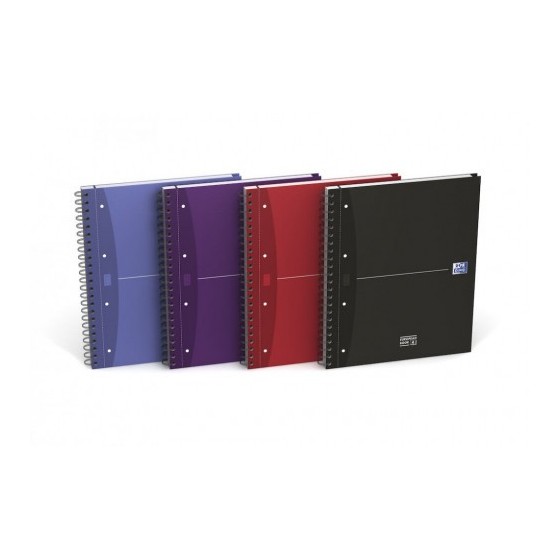 CUADERNO EUROPEANBOOK 4 TAPA EXTRADURA A4+ 120 HOJAS 5X5 COLORES SURTIDOS ESSENTIALS OXFORD 100104738 (x5 unidades)