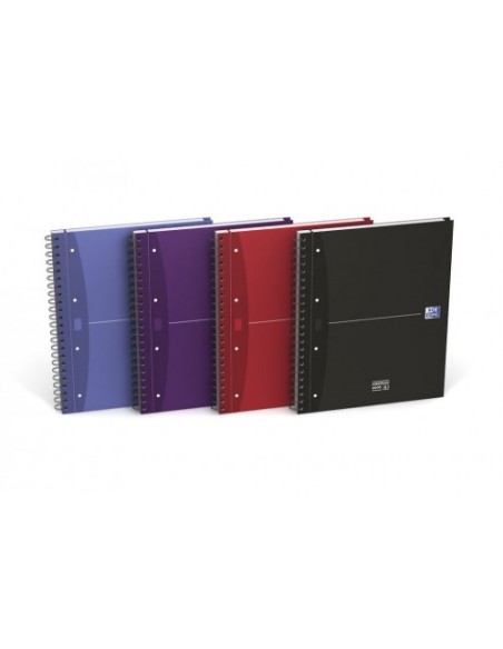 CUADERNO EUROPEANBOOK 4 TAPA EXTRADURA A4+ 120 HOJAS 5X5 COLORES SURTIDOS ESSENTIALS OXFORD 100104738 (x5 unidades)