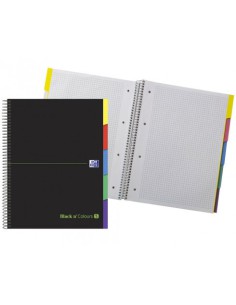 Oxford Europeanbook 5 cuaderno y block A4+ 100 hojas Negro, Verde (x5 unidades)
