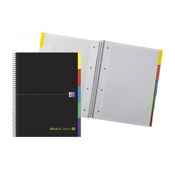 Oxford Europeanbook 5 cuaderno y block A4+ 100 hojas Negro, Verde (x5 unidades)