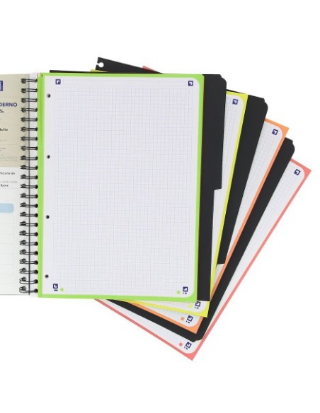 Oxford 400027277 cuaderno y block A4+ 120 hojas Colores surtidos (x5 unidades)