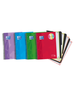 Oxford 400027275 cuaderno y block A4+ 120 hojas Colores surtidos (x5 unidades)