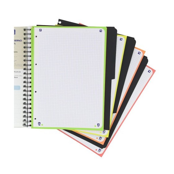 Oxford 400027275 cuaderno y block A4+ 120 hojas Colores surtidos (x5 unidades)