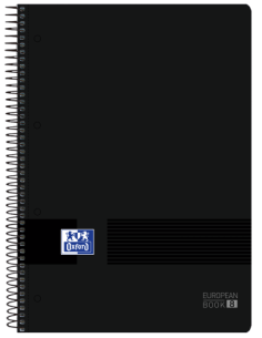 Oxford 400088489 cuaderno y block 160 hojas Negro (x5 unidades)