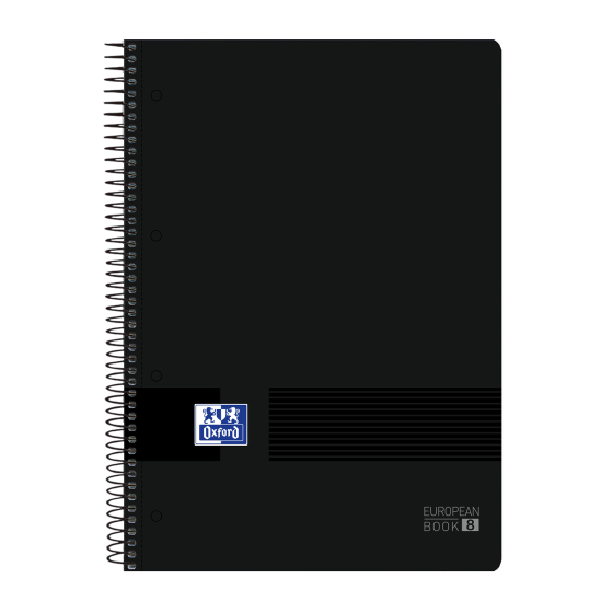 Oxford 400088489 cuaderno y block 160 hojas Negro (x5 unidades)