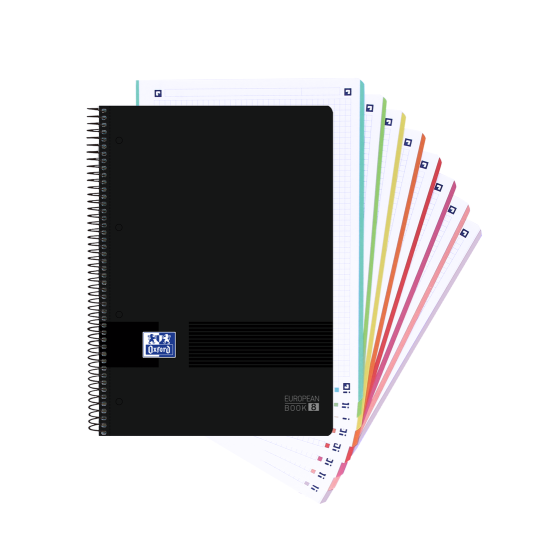 Oxford 400088489 cuaderno y block 160 hojas Negro (x5 unidades)