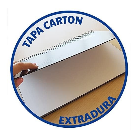 CUADERNO EUROPEANBOOK 5 TAPA EXTRADURA A4+ 120 HOJAS 5X5 COLORES VIVOS 50% HOJAS GRATIS OXFORD 100430279 (x5 unidades)