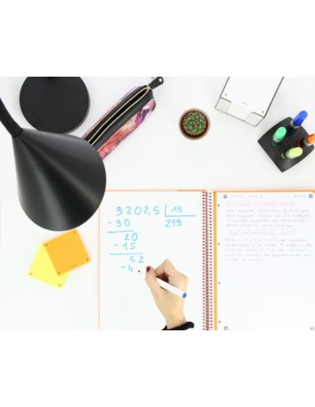 CUADERNO EUROPEANBOOK 5 TAPA EXTRADURA A4+ 120 HOJAS 5X5 COLORES VIVOS 50% HOJAS GRATIS OXFORD 100430279 (x5 unidades)