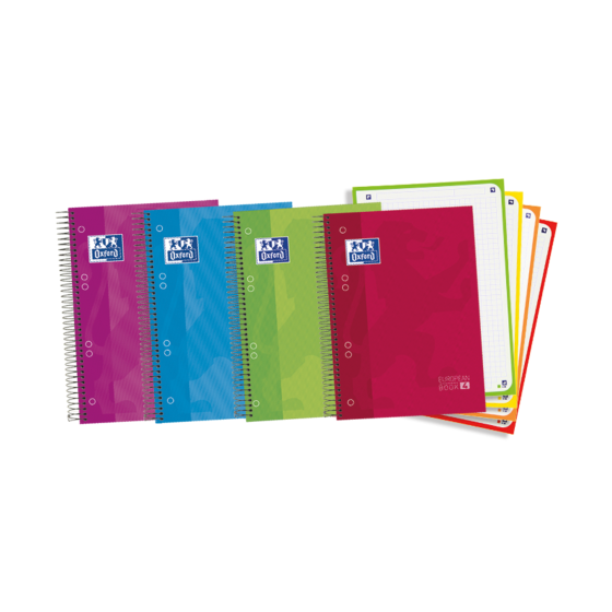 Oxford Europeanbook 4 cuaderno y block A5 120 hojas Colores surtidos (x5 unidades)