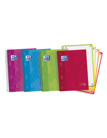 Oxford Europeanbook 4 cuaderno y block A5 120 hojas Colores surtidos (x5 unidades)