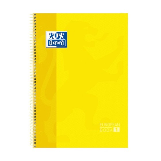 Oxford Europeanbook 1 cuaderno y block A4 80 hojas Amarillo (x5 unidades)