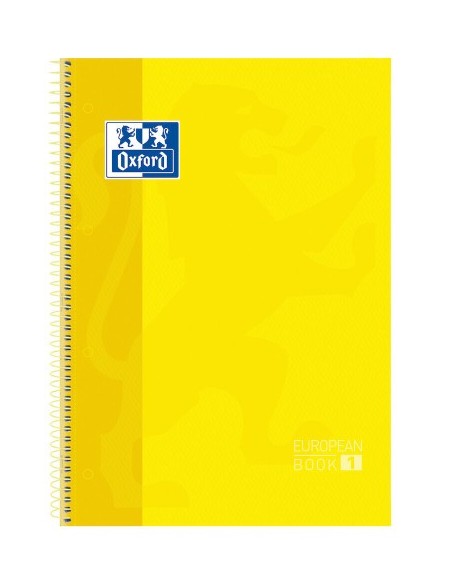Oxford Europeanbook 1 cuaderno y block A4 80 hojas Amarillo (x5 unidades)