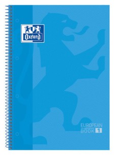 Oxford Europeanbook 1 cuaderno y block A4+ 80 hojas Azul (x5 unidades)