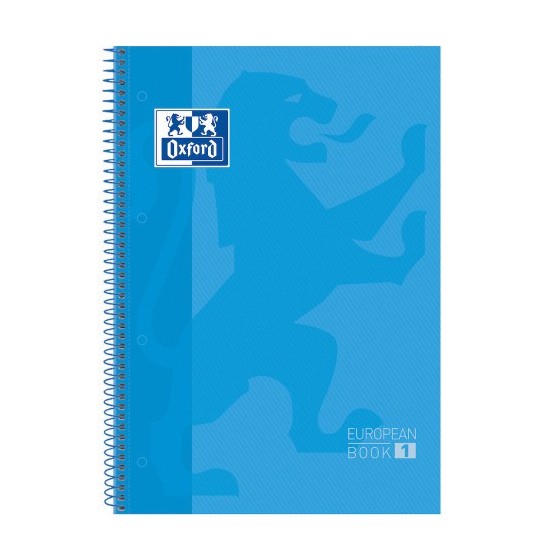Oxford Europeanbook 1 cuaderno y block A4+ 80 hojas Azul (x5 unidades)