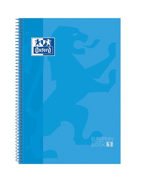 Oxford Europeanbook 1 cuaderno y block A4+ 80 hojas Azul (x5 unidades)